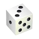 image of a random variable - a dice